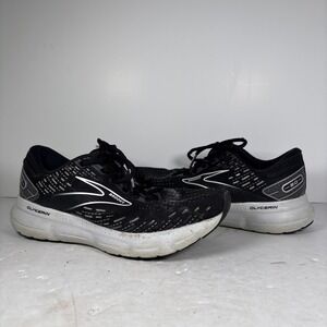 Size 9.5 Wide D Brooks Glycerin 20 Black Sneakers 1203691D059